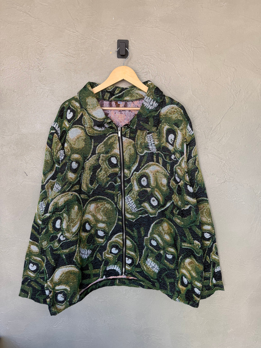 Green Skull Tapestry Jacket