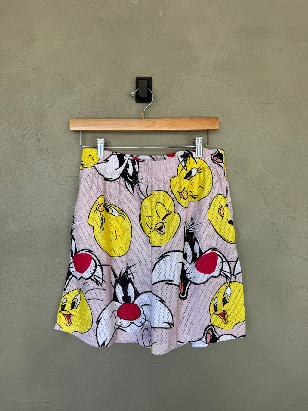 Tweety Bird Mesh Shorts