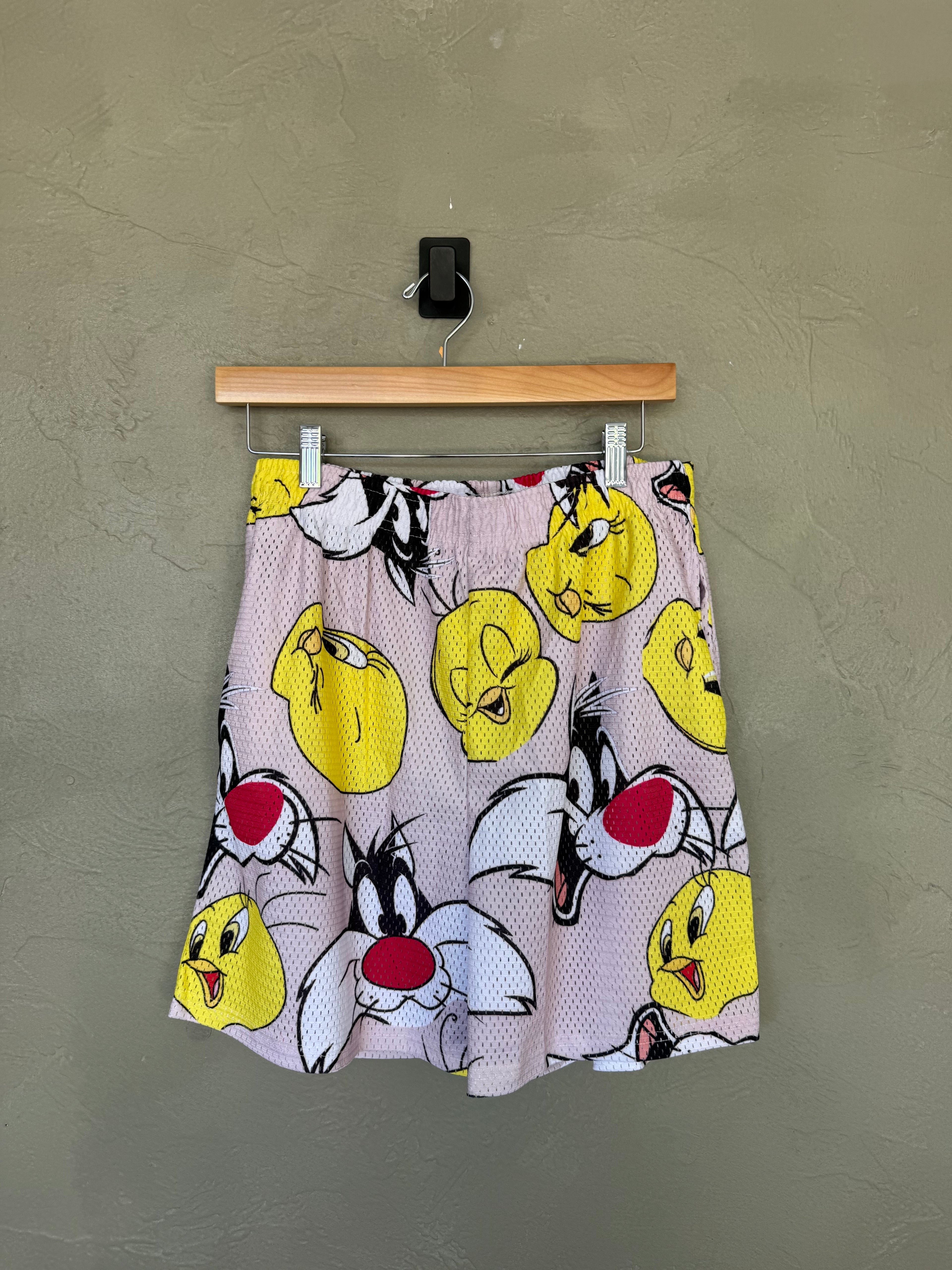 Tweety Bird Mesh Shorts