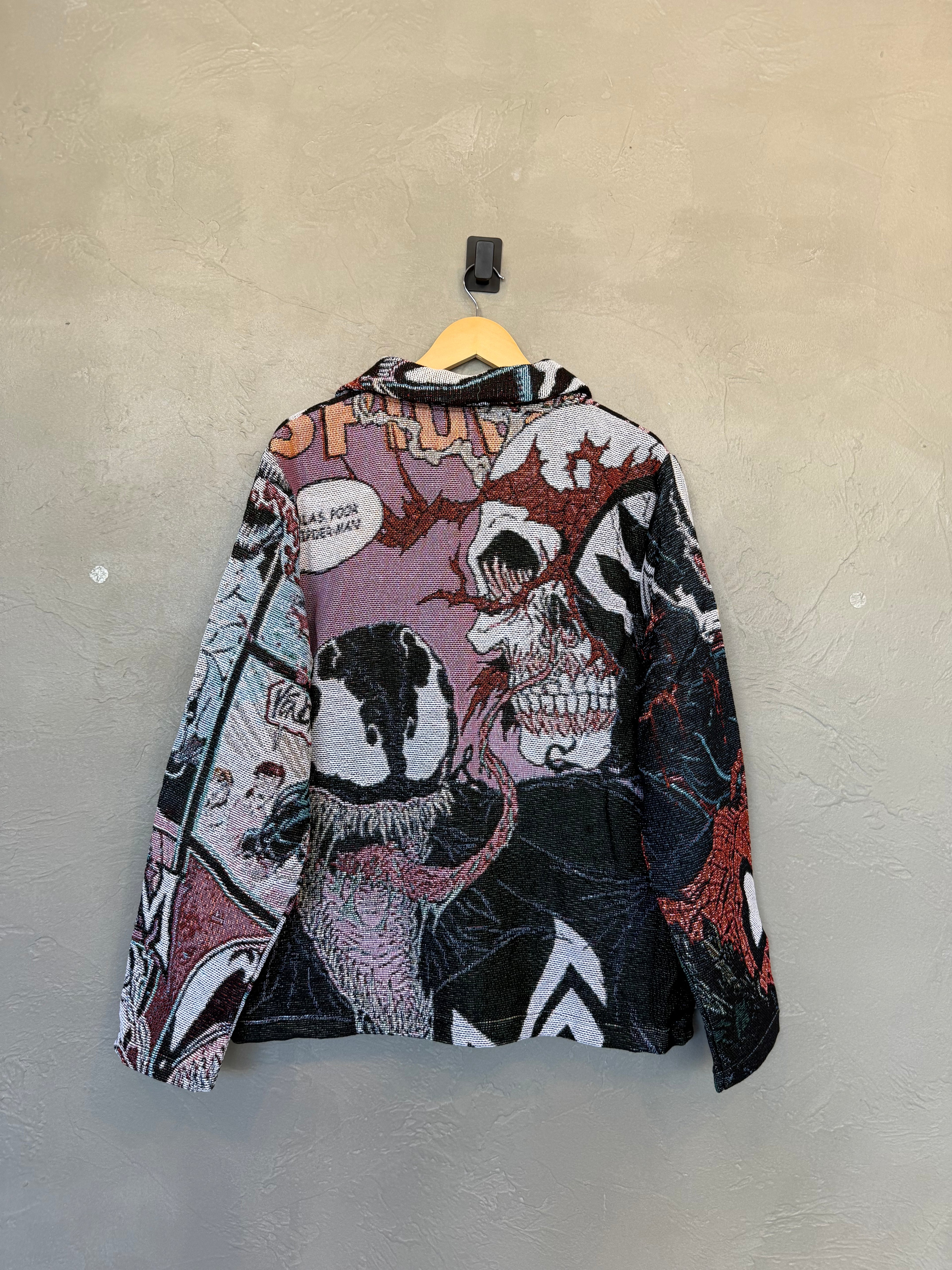 Venom v Spiderman Tapestry Jacket