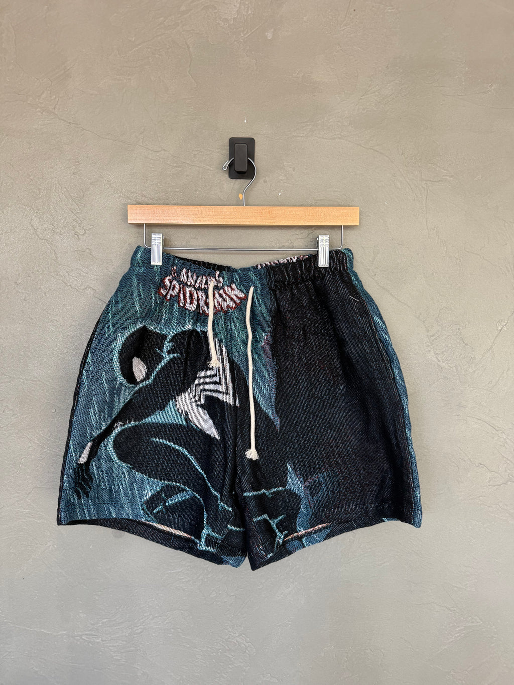 Symbiote Spider-Man Tapestry Shorts