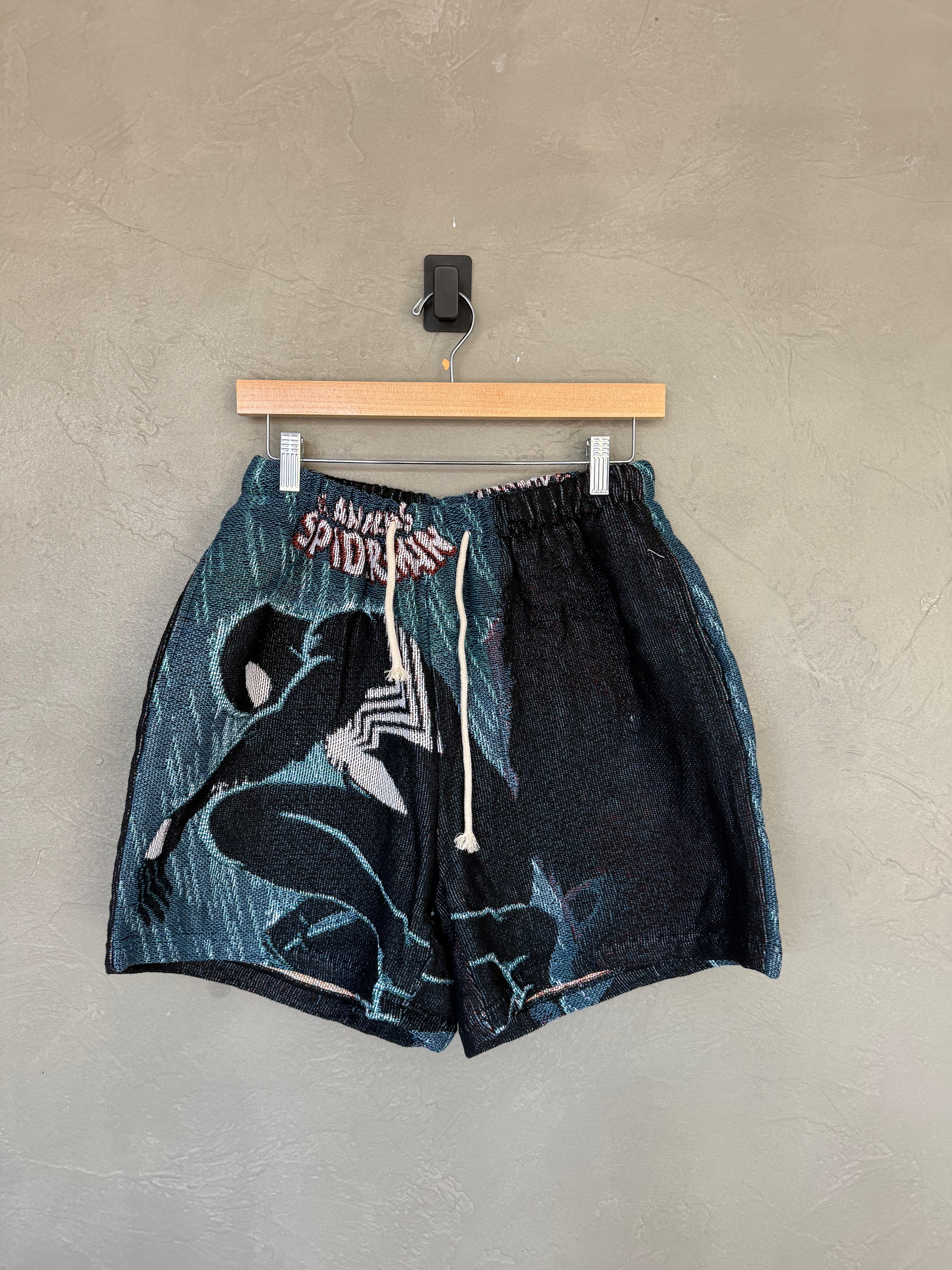 Symbiote Spider-Man Tapestry Shorts