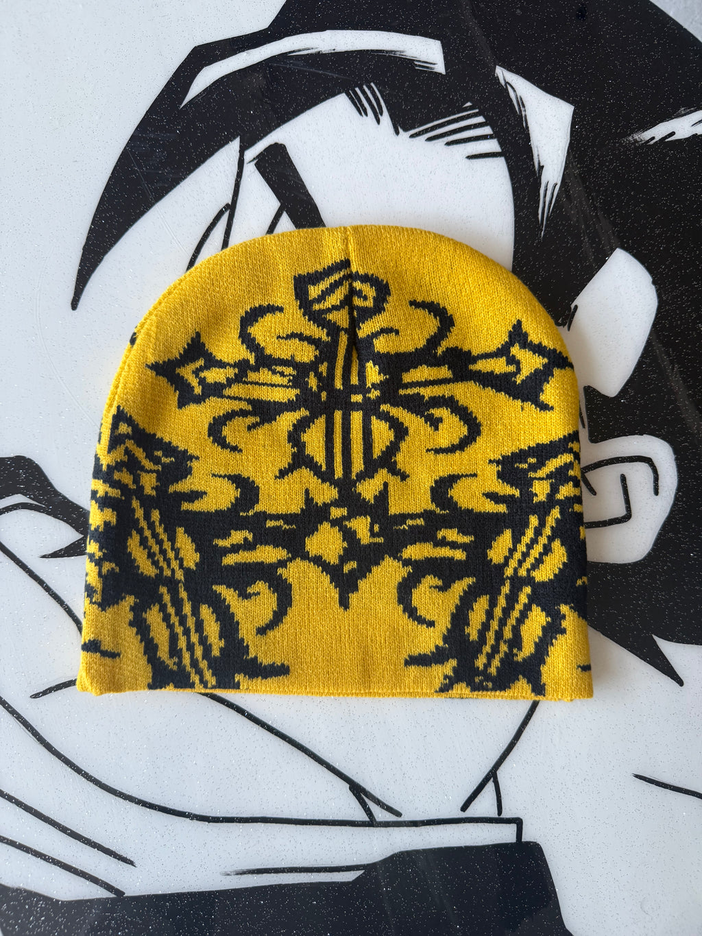 Yellow Y2K Style Beanie