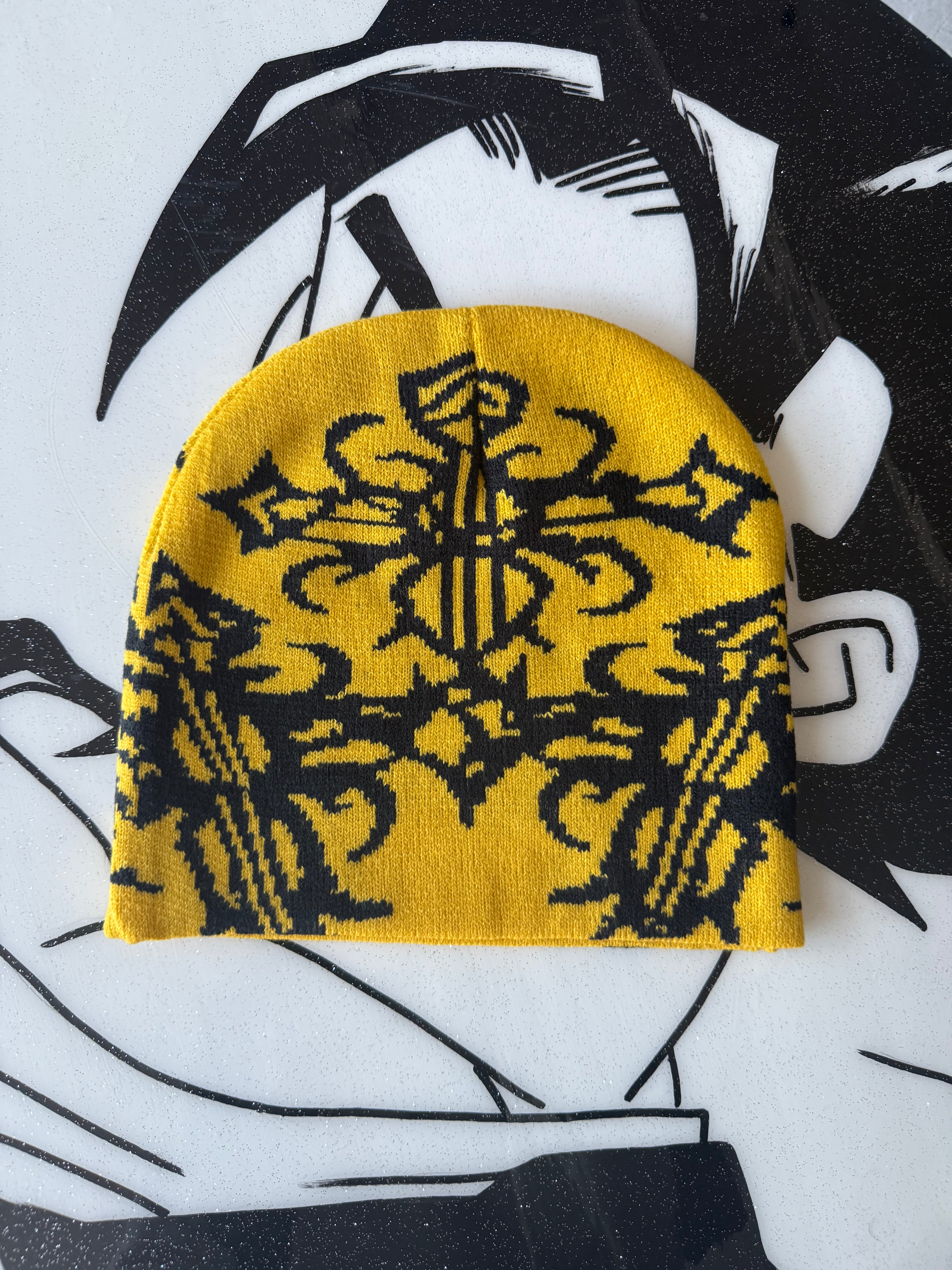 Yellow Y2K Style Beanie
