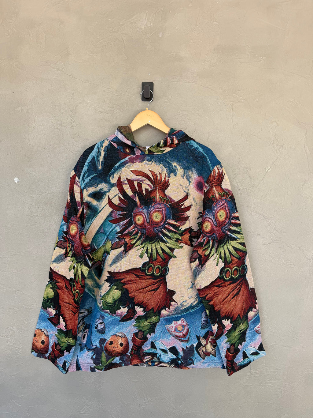 Zelda Majoras Mask Tapestry Hoodie