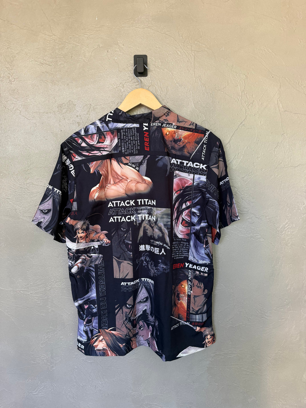 Attack On Titan Button Up