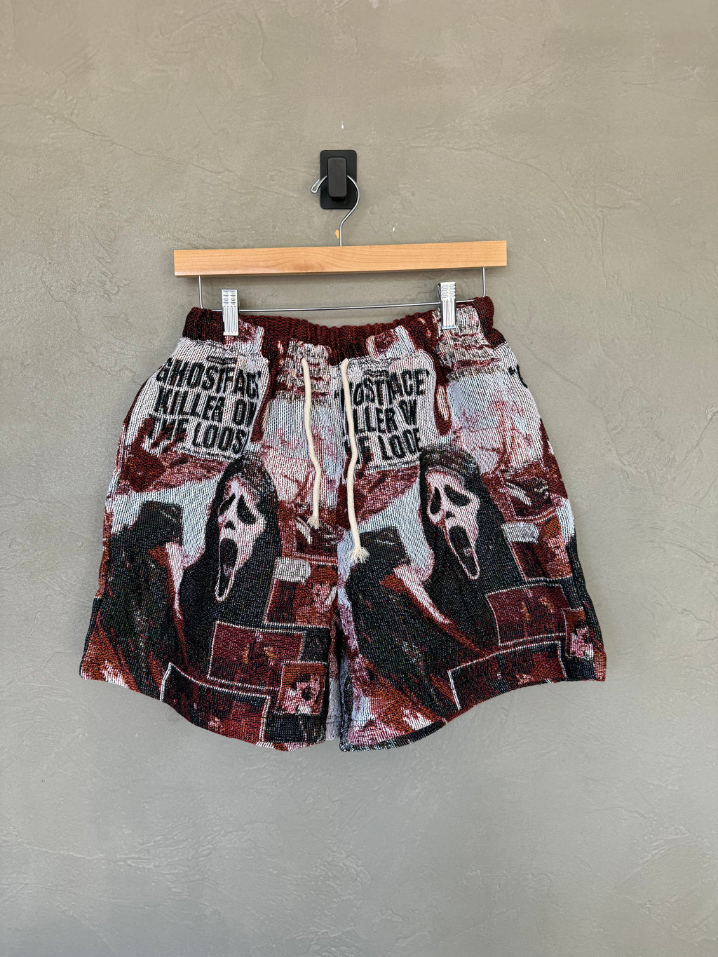 Ghost Face Tapestry Shorts