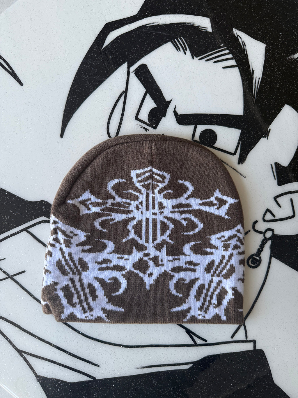 Brown Y2K Style Beanie