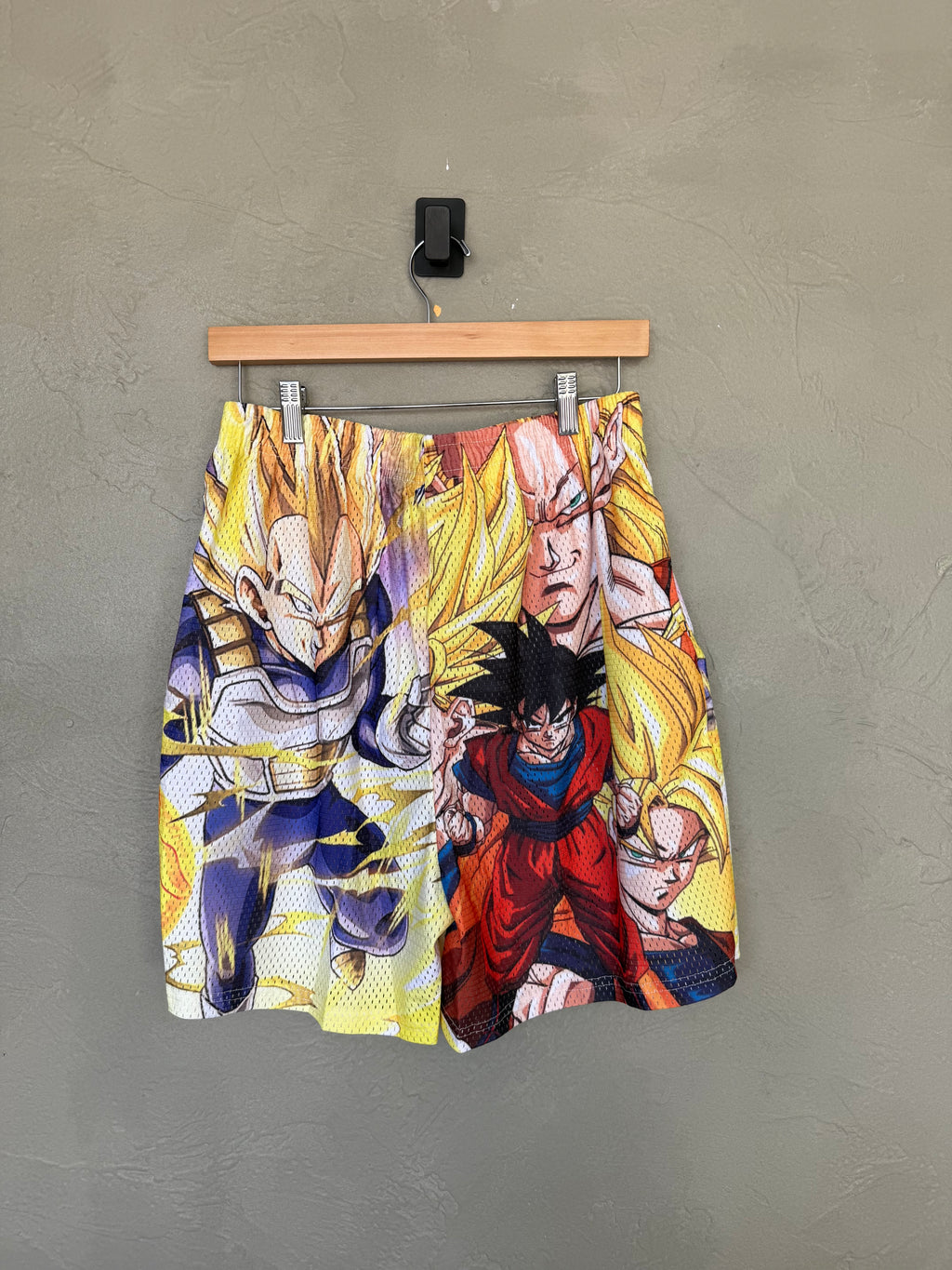 SSJ DBZ Mesh Shorts