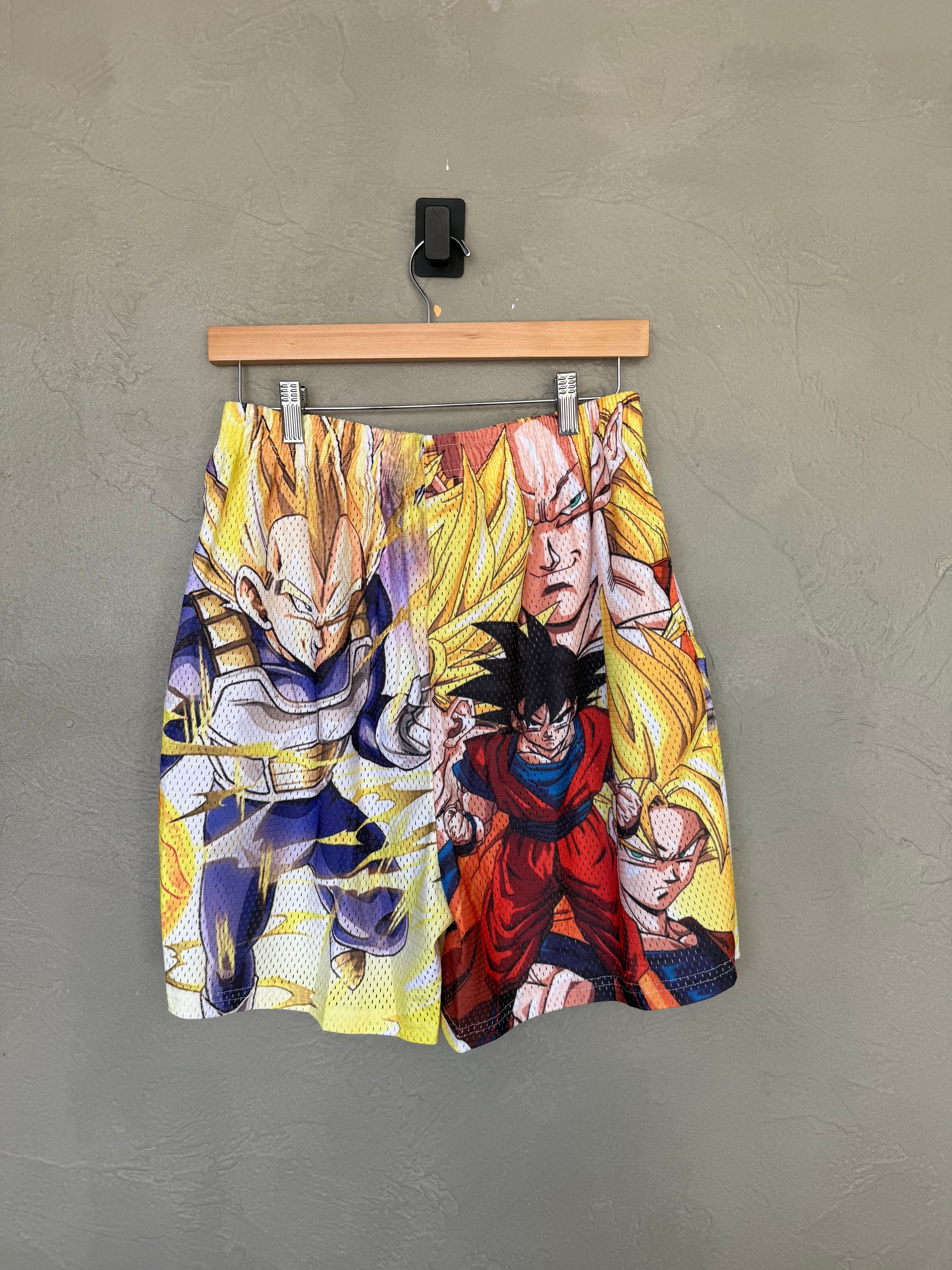 SSJ DBZ Mesh Shorts
