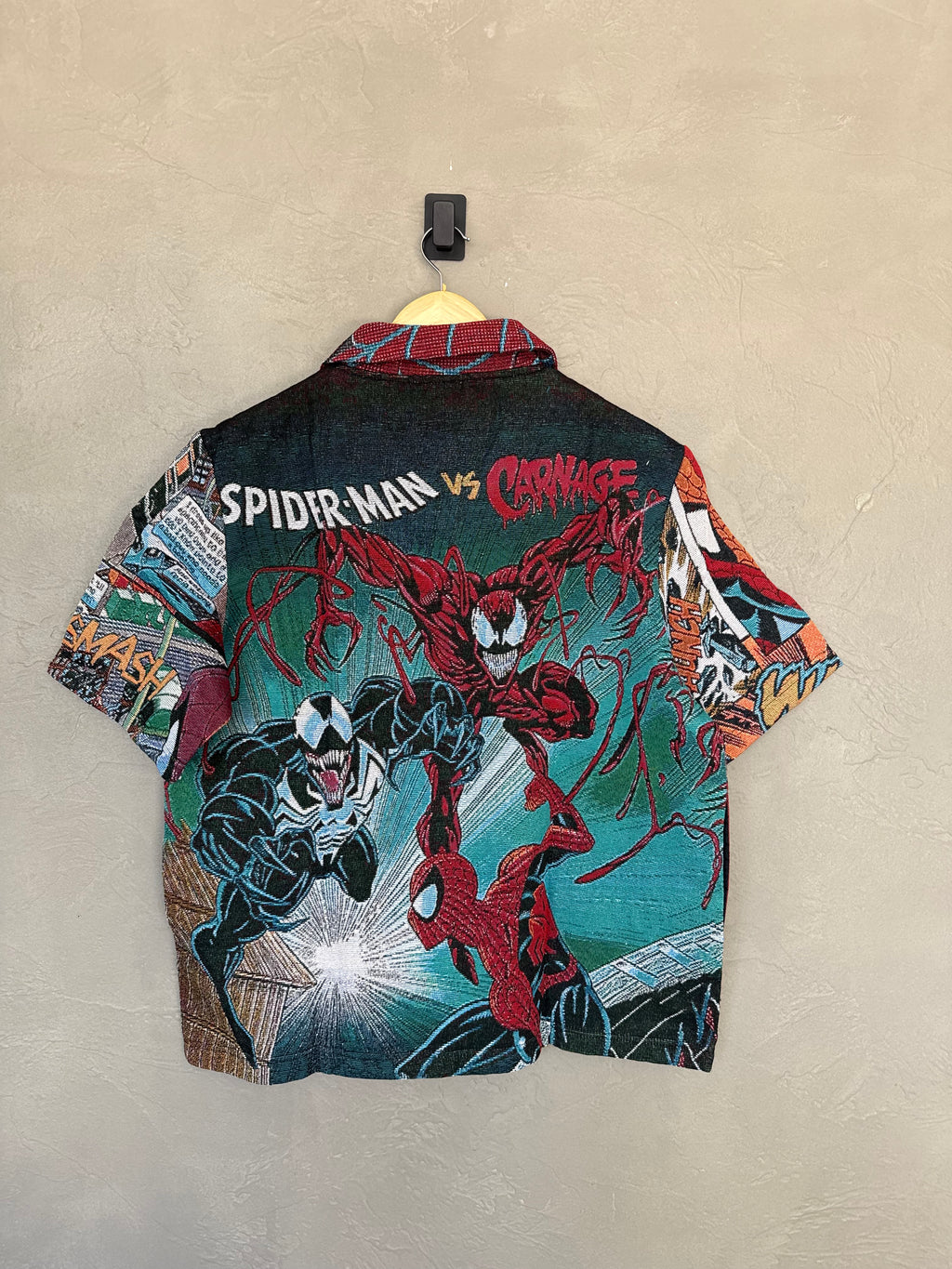 Spider-Man Carnage Venom Tapestry Shirt