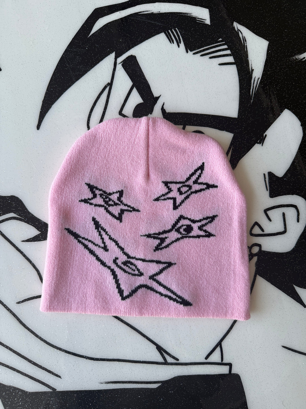Pink Star Beanie