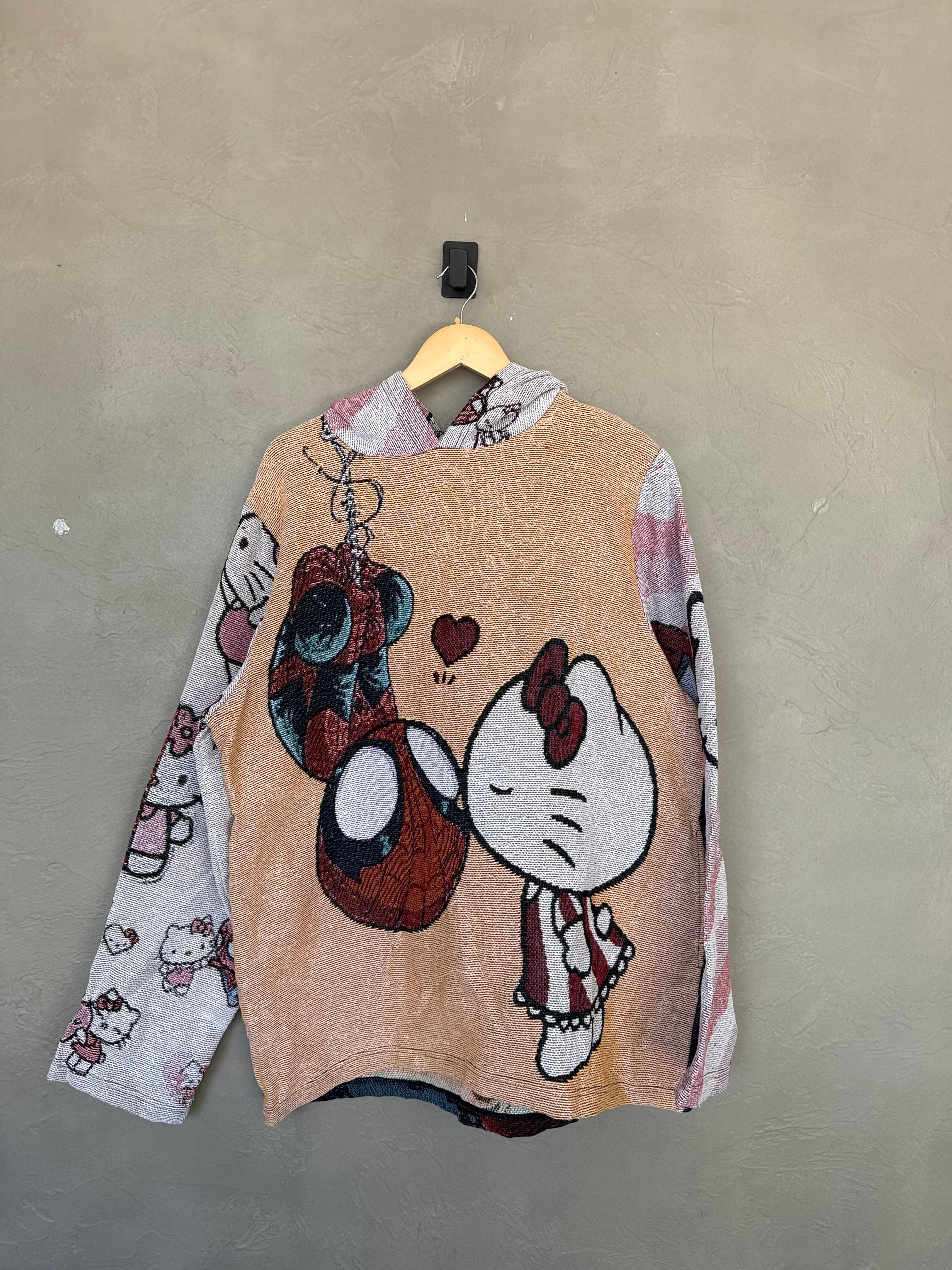 Spider-Man Hello Kitty Tapestry Hoodie