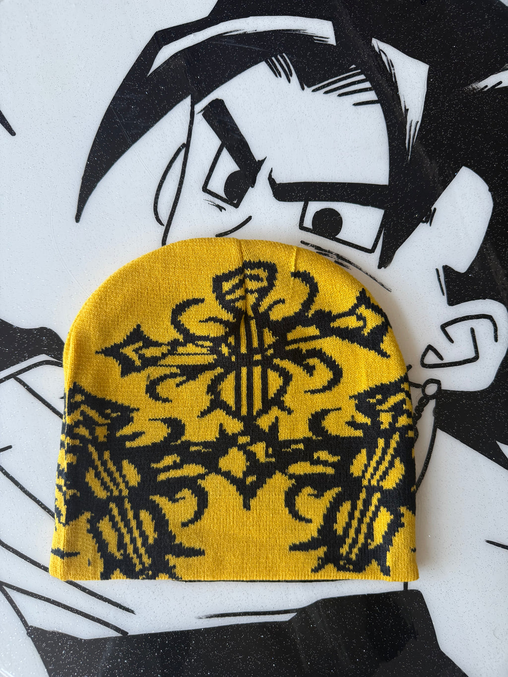 Yellow Y2K Style Beanie