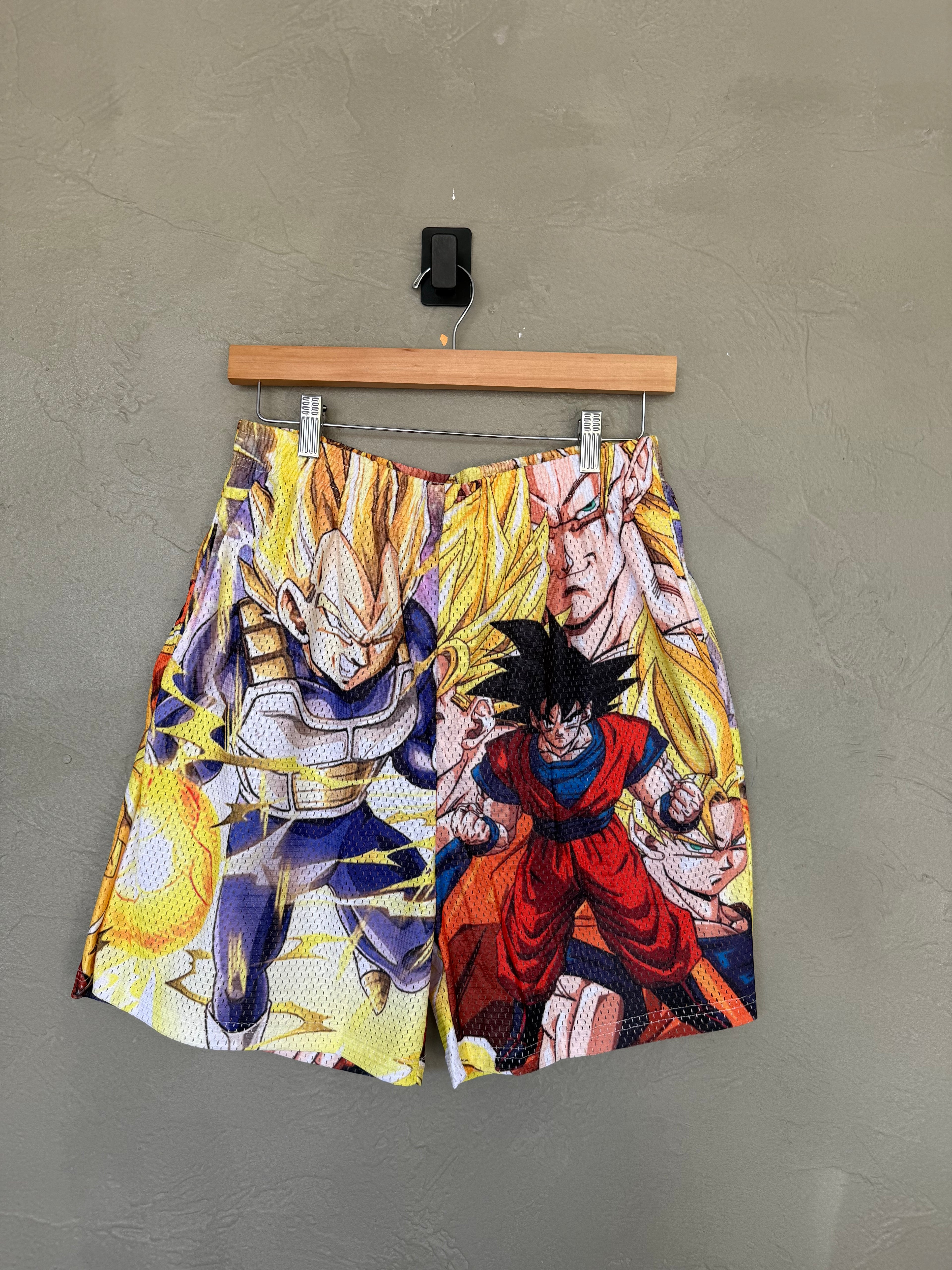 SSJ DBZ Mesh Shorts