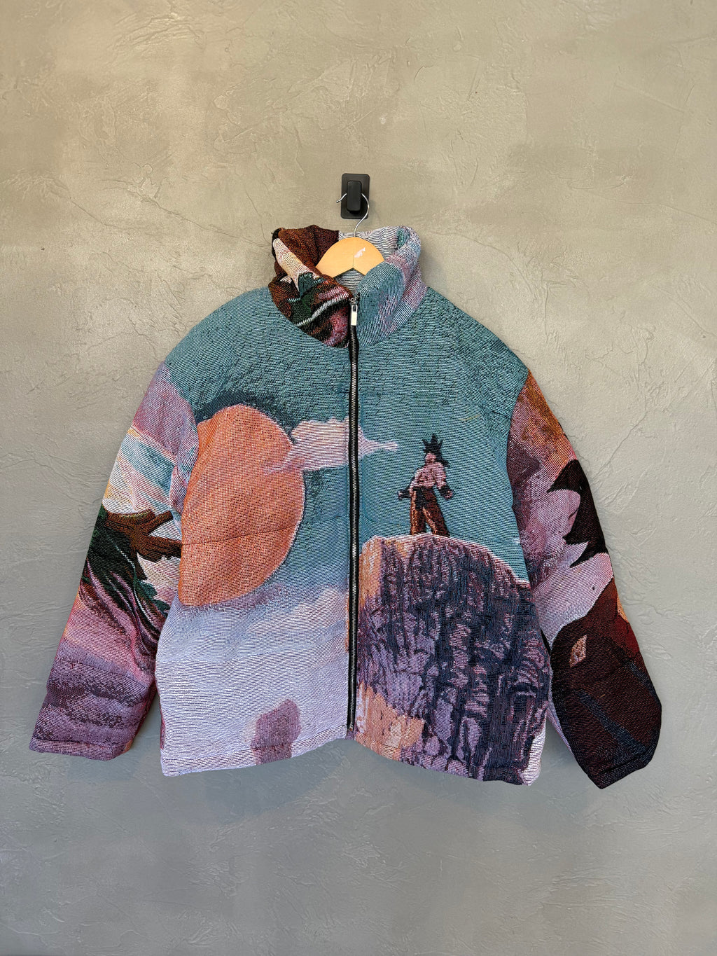 Goku Tapestry Puffer Jacket
