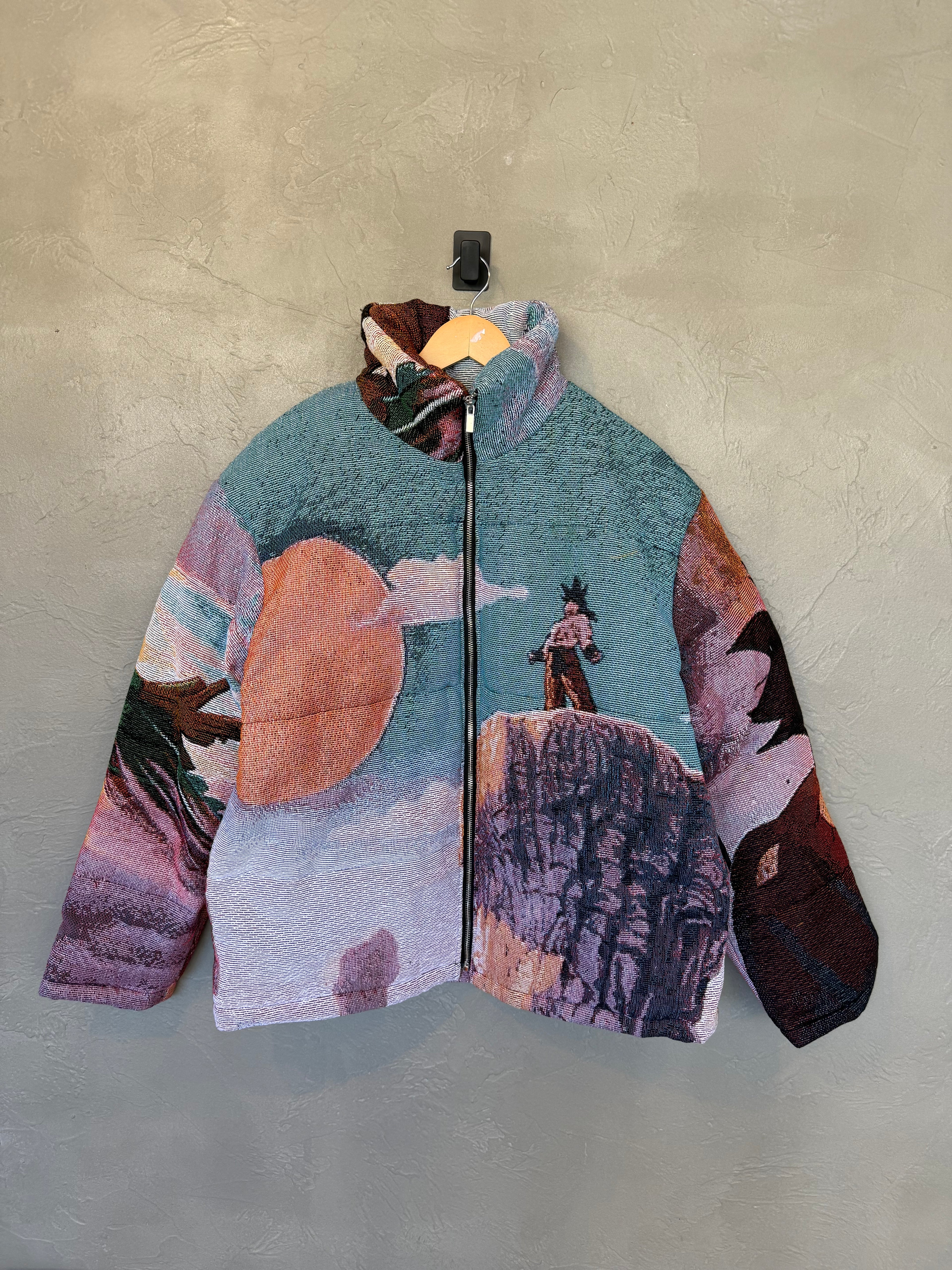Goku Tapestry Puffer Jacket