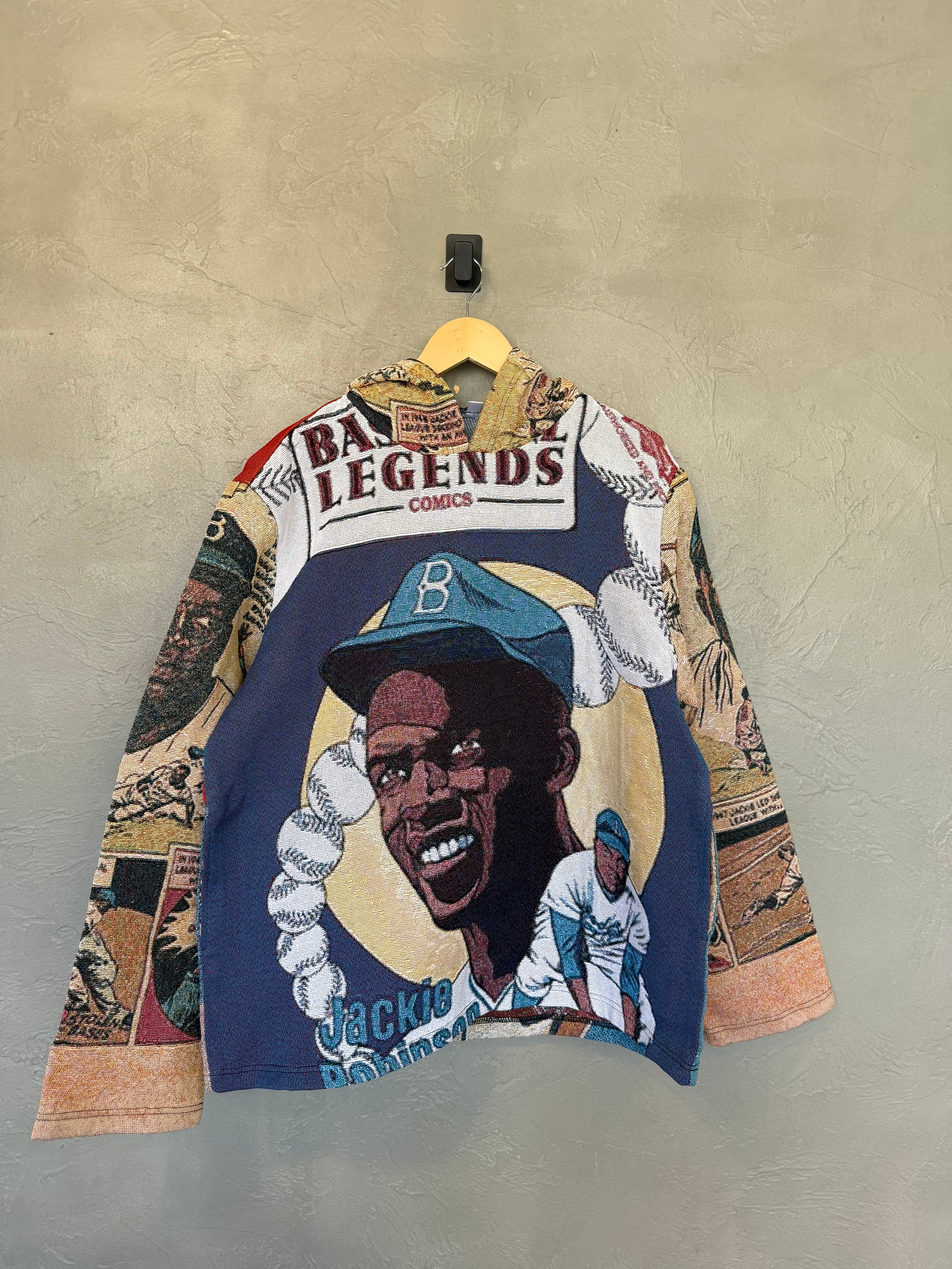 Jackie Robinson Tapestry Hoodie