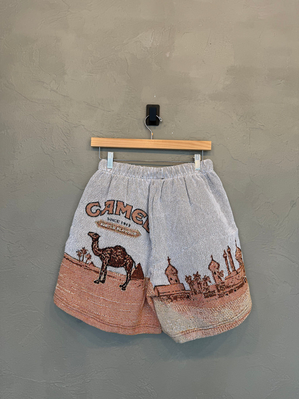Camel Tapestry Shorts