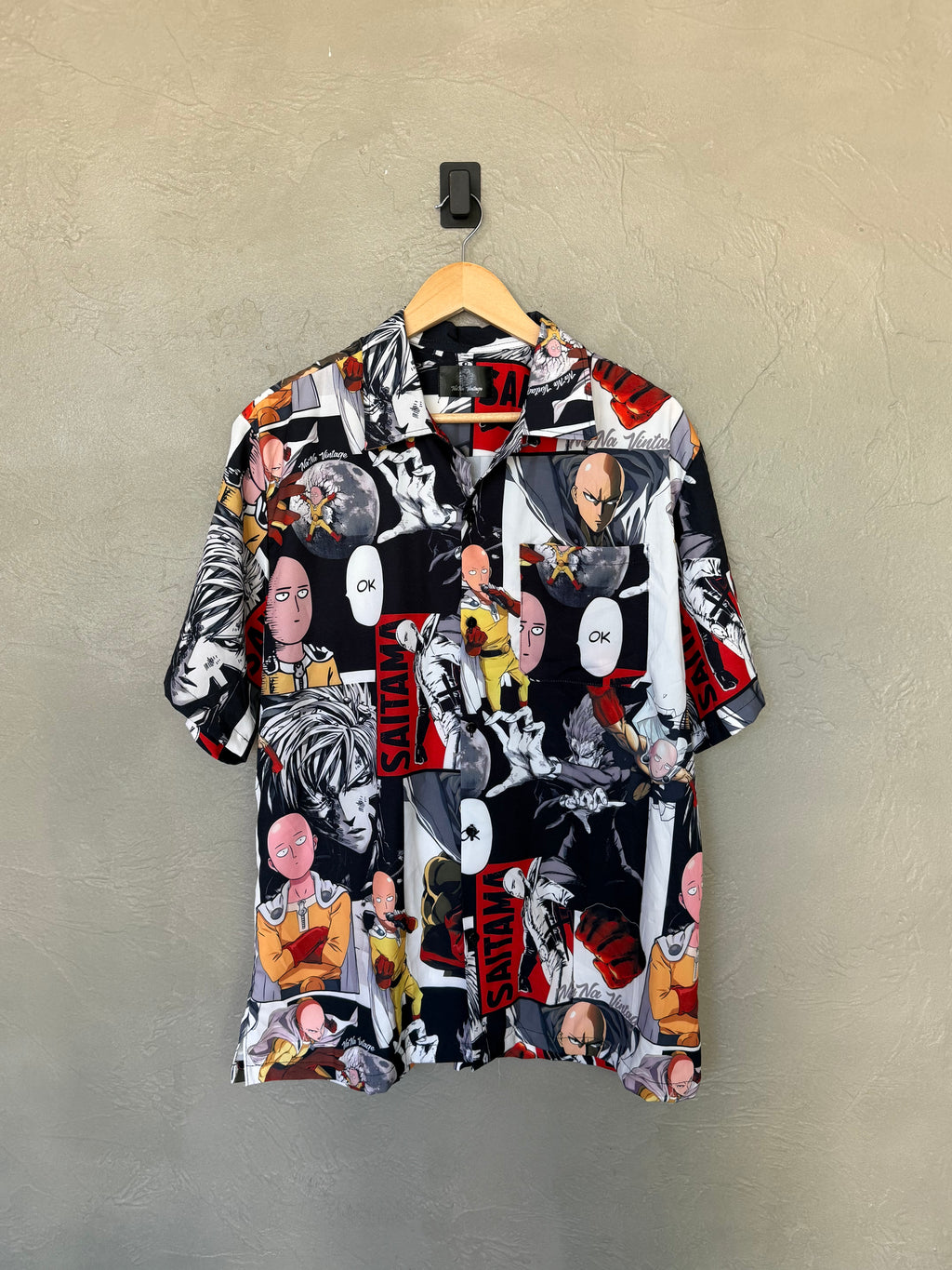One Punch Man Button Up