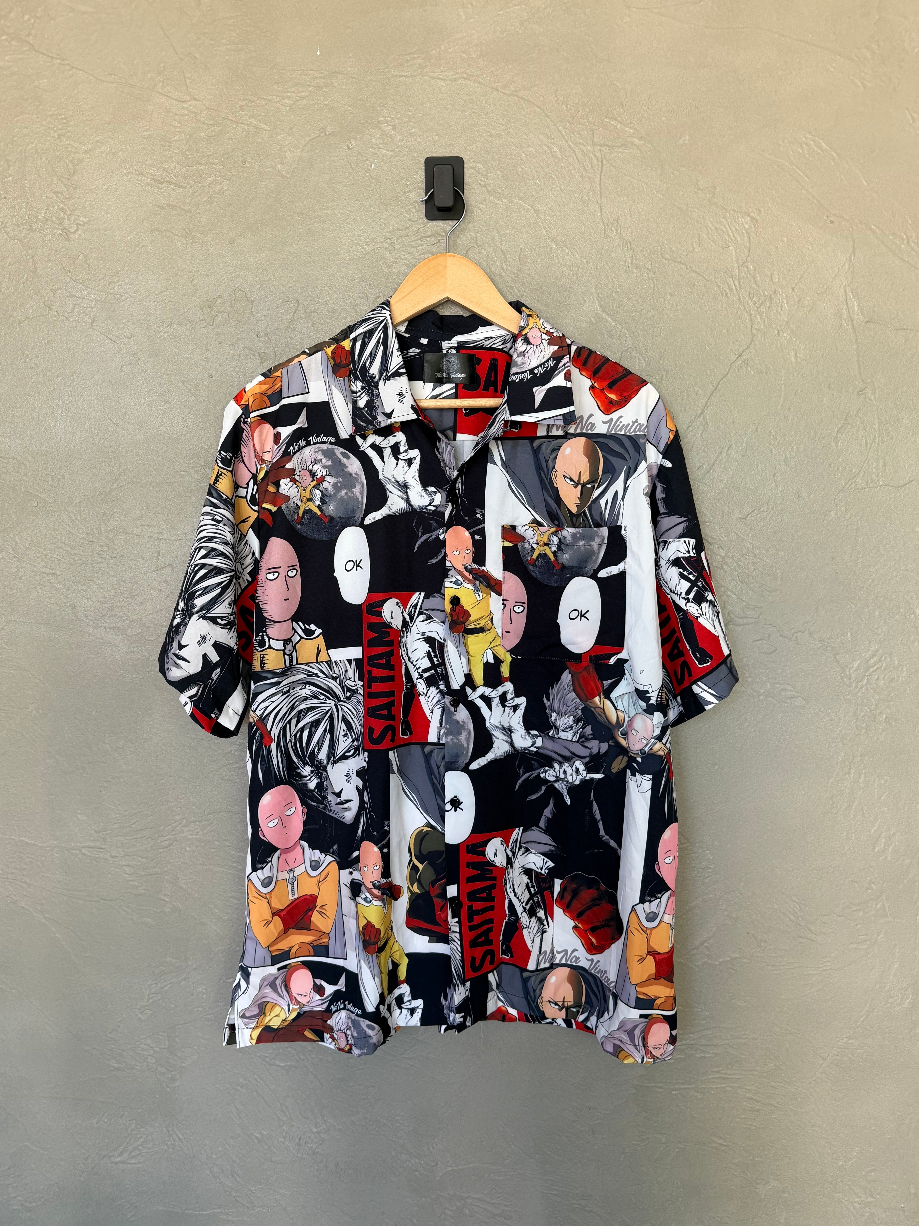 One Punch Man Button Up