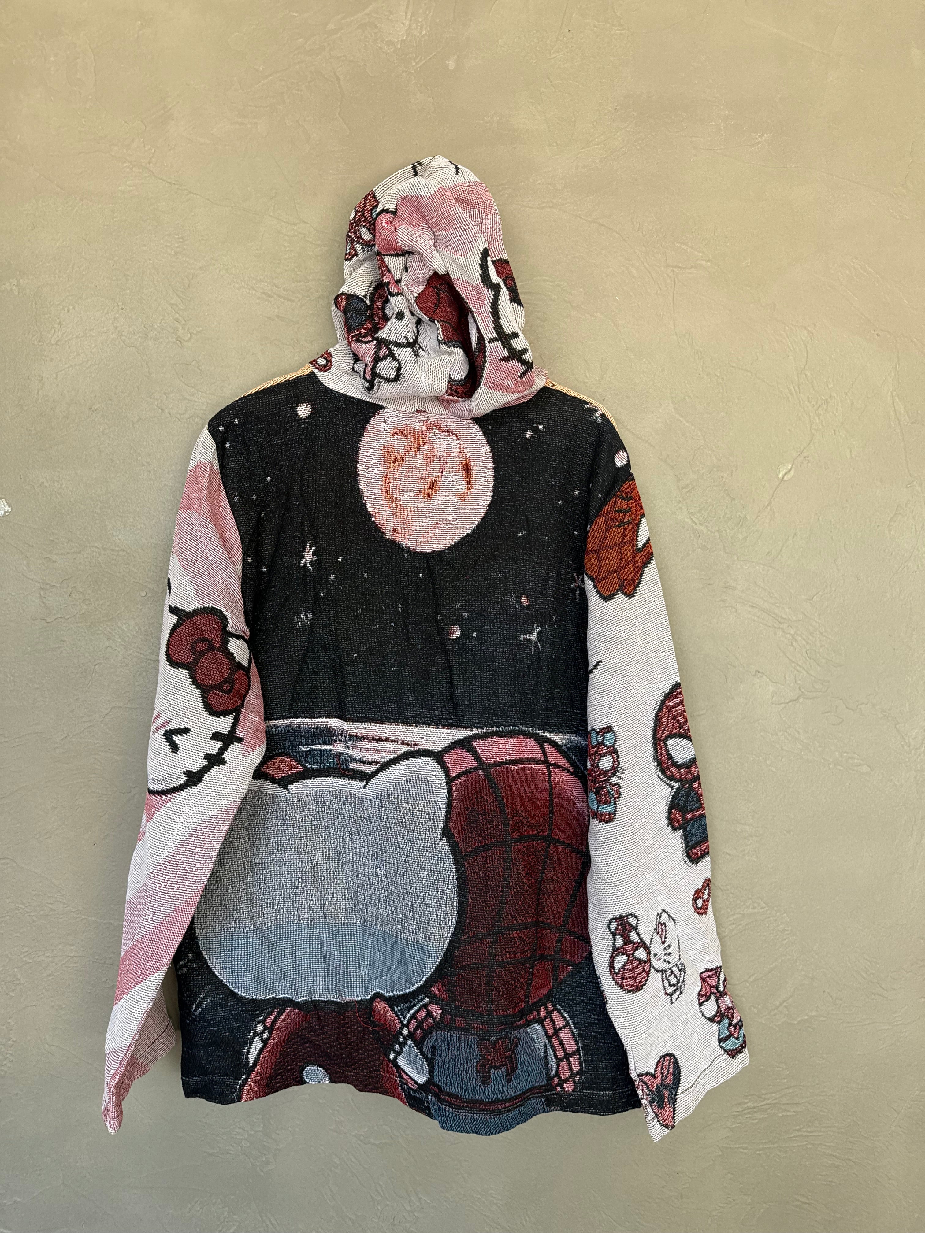 Spider-Man Hello Kitty Tapestry Hoodie