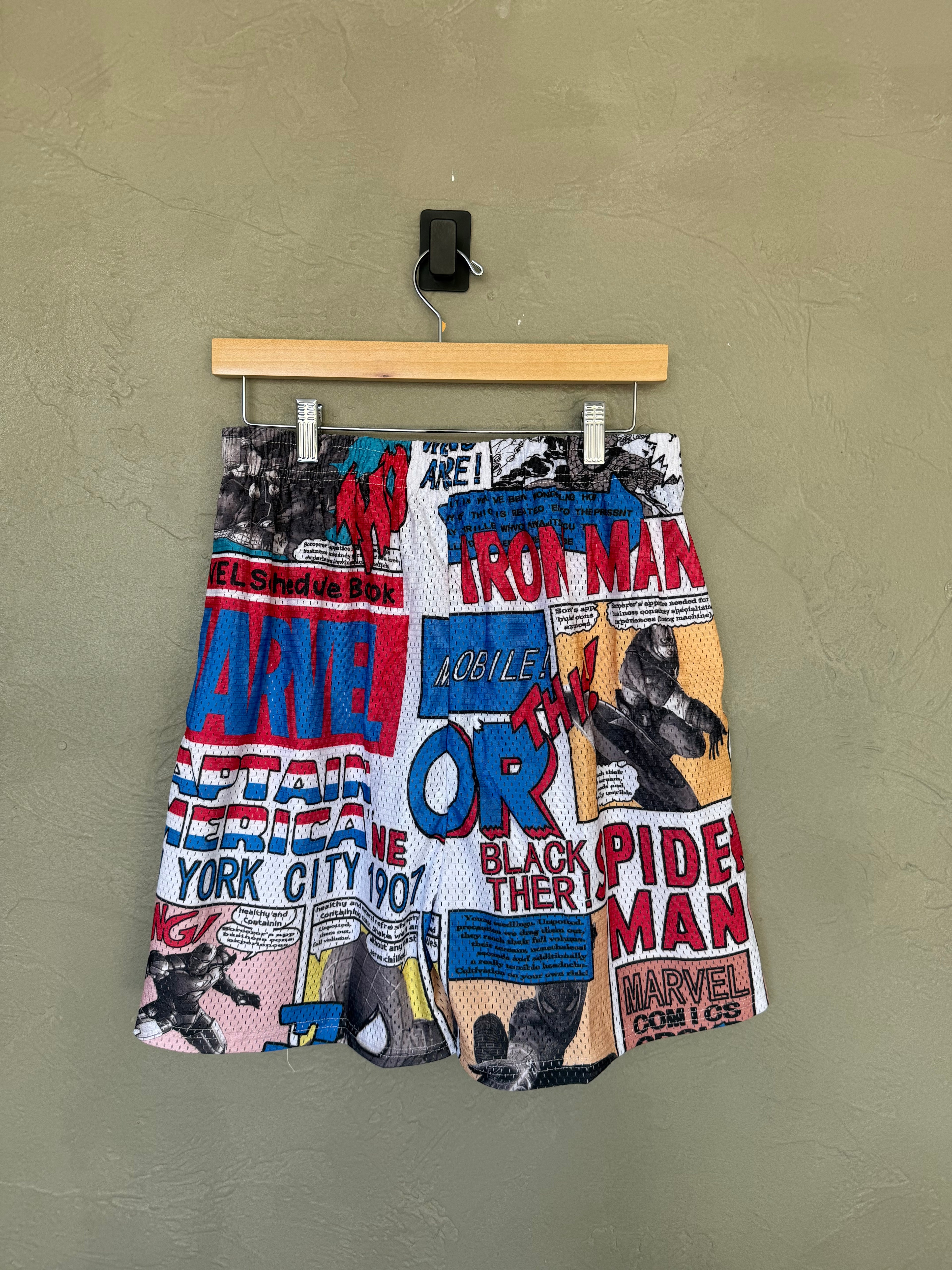 Marvel Comics Mesh Shorts