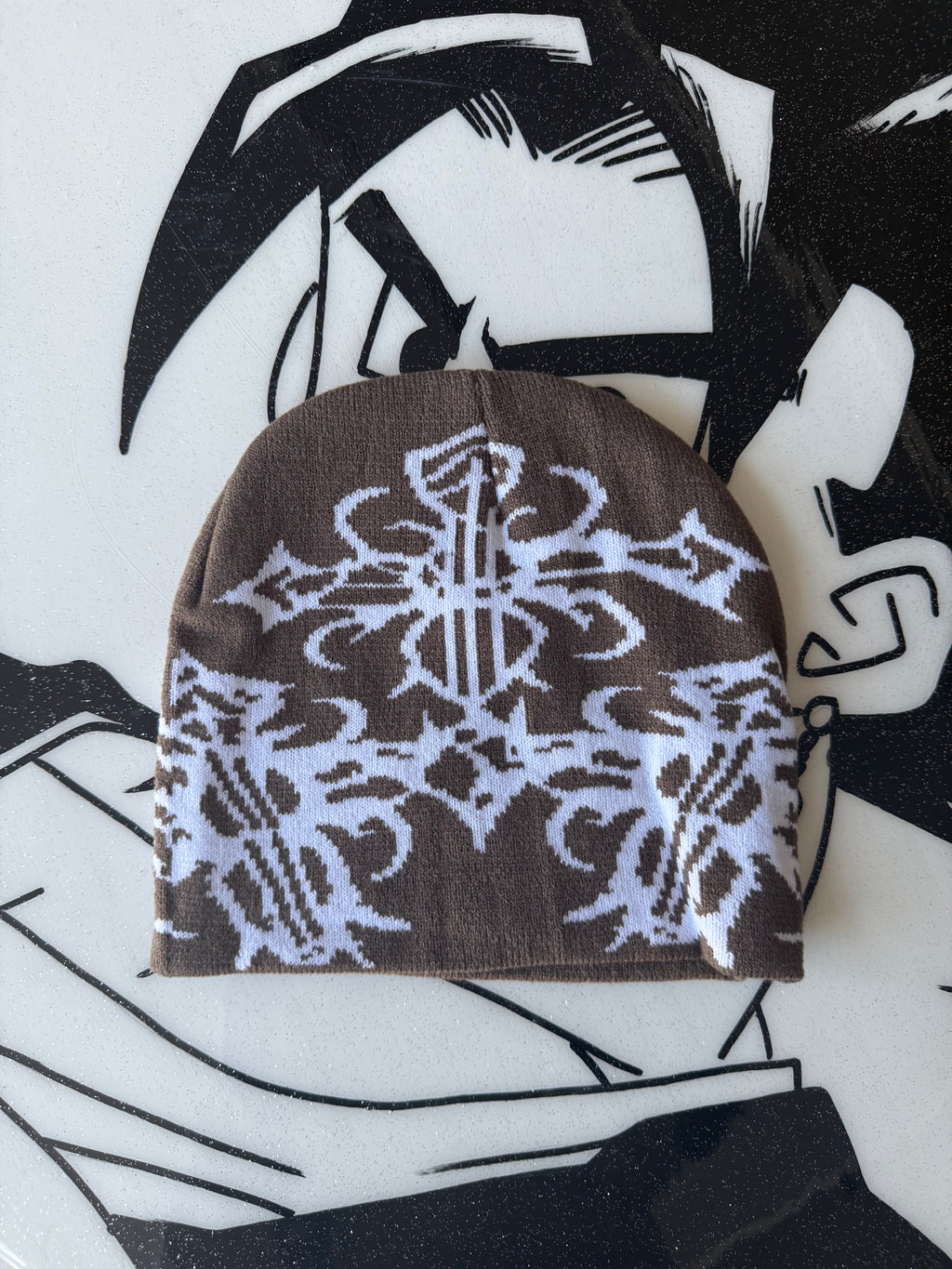 Brown Y2K Style Beanie