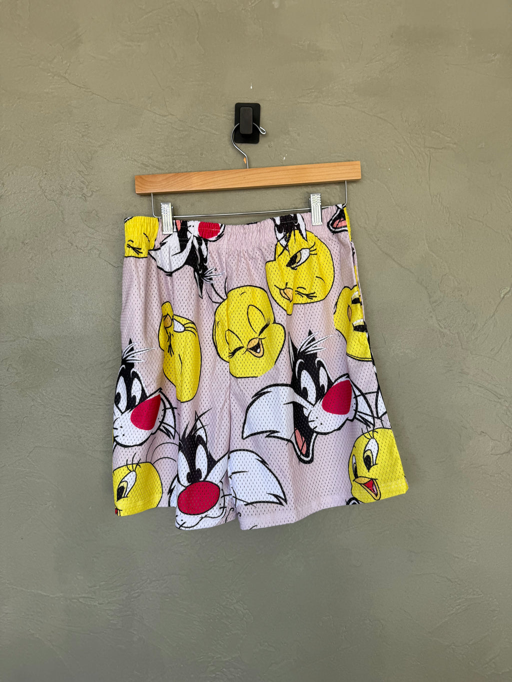 Tweety Bird Mesh Shorts
