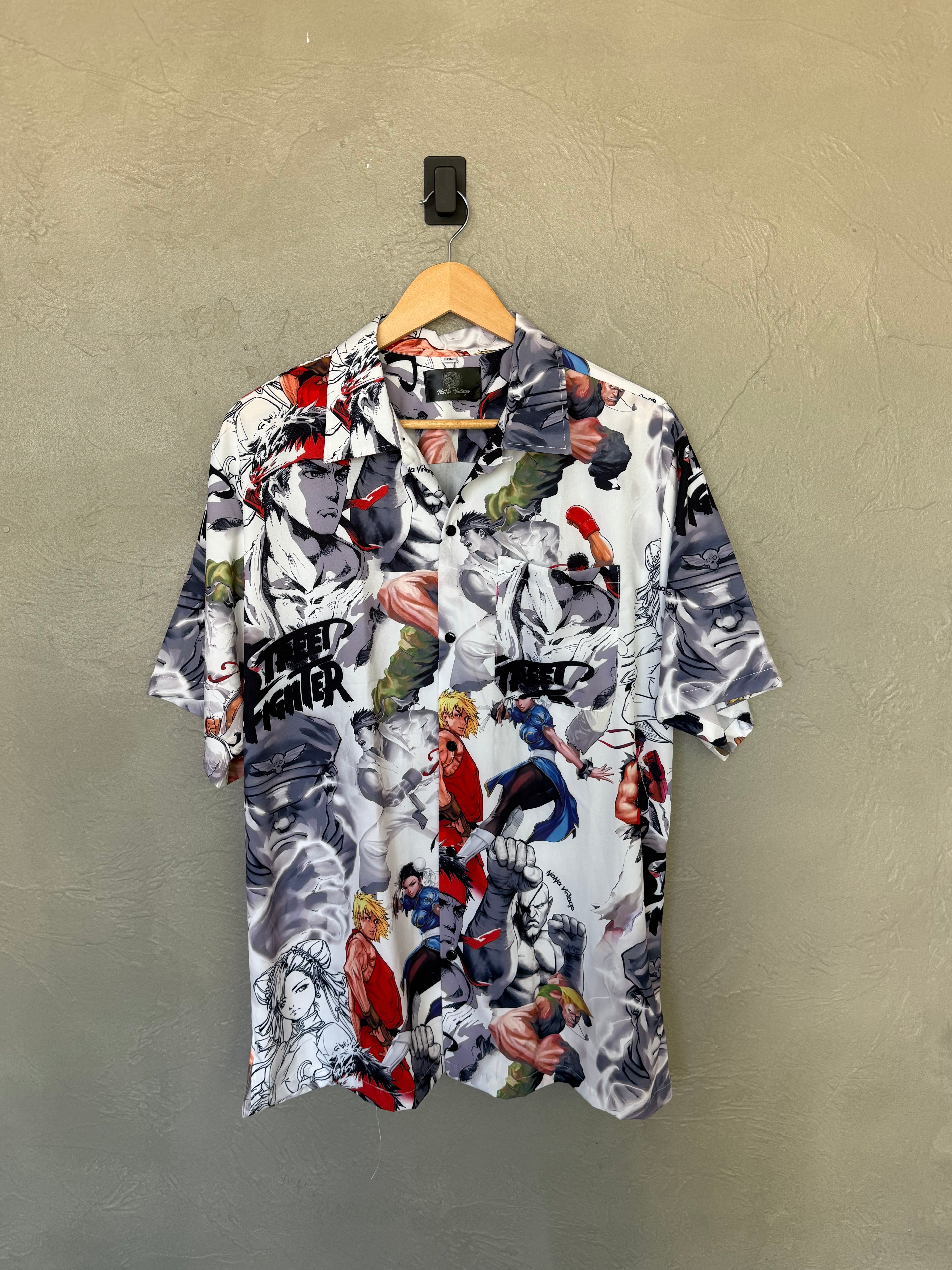 Street Fighter Button Up
