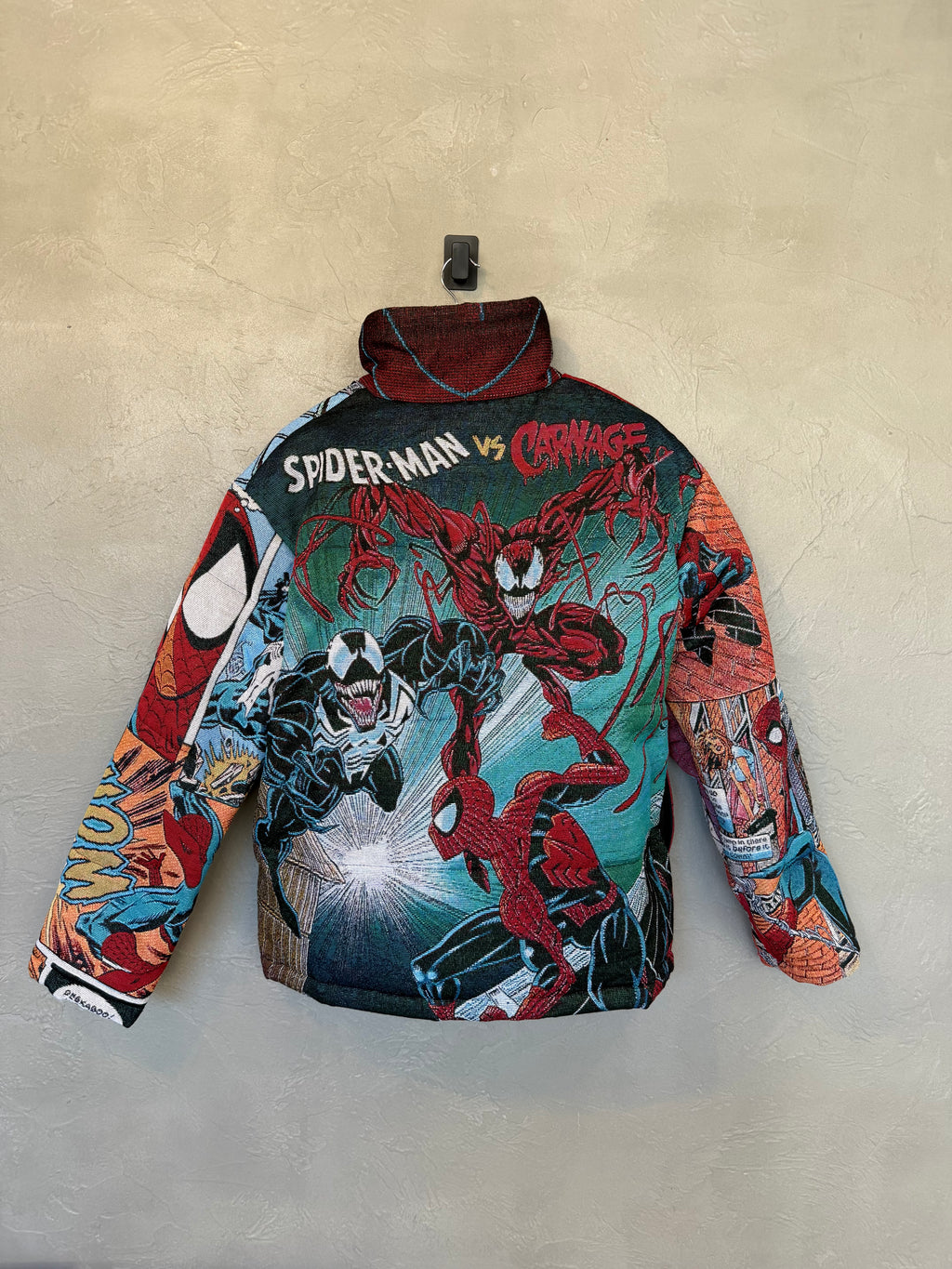 The Amazing Spider-Man Tapestry Puffer Jacket