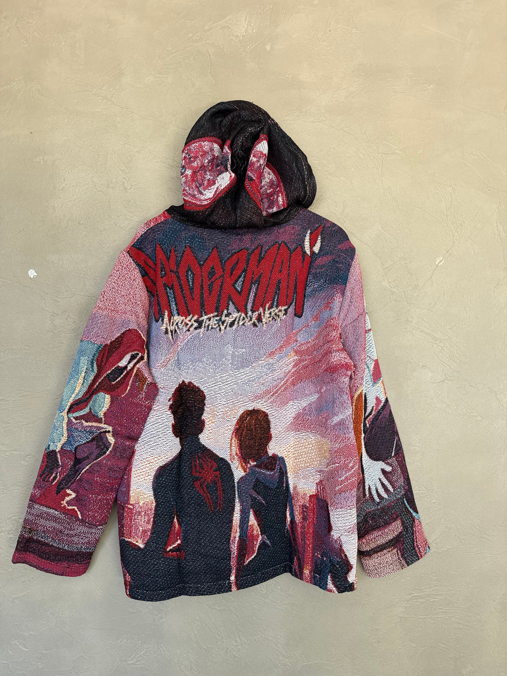 Spider-Man Across The Spiderverse Tapestry Hoodie