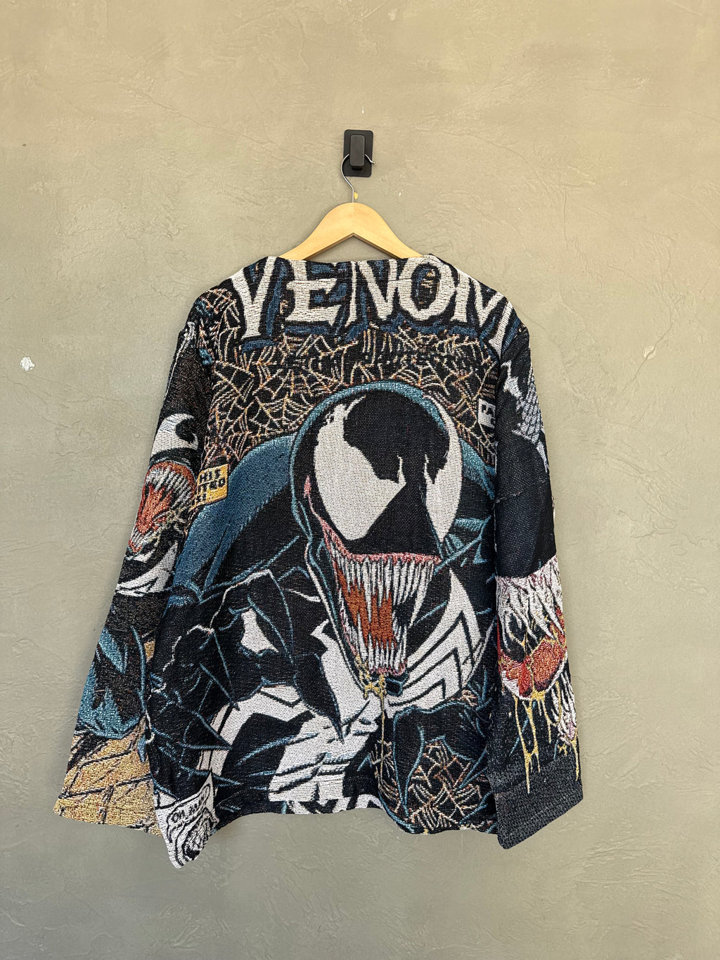 Venom Killed Spiderman Tapestry Sweatshirt