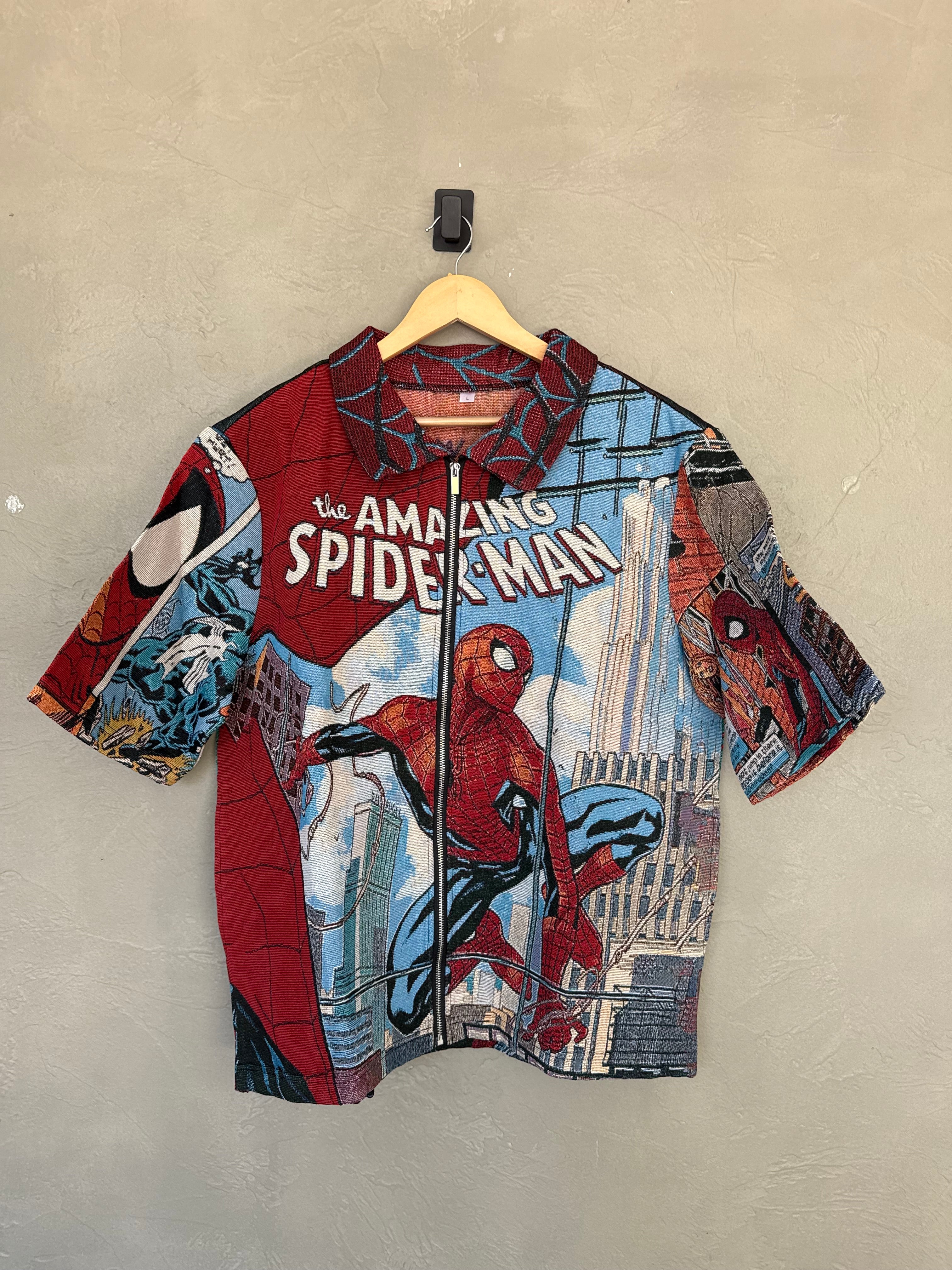 Spider-Man Carnage Venom Tapestry Shirt