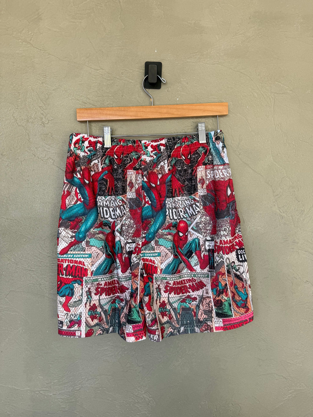 Spider-Man Mesh Comic Shorts