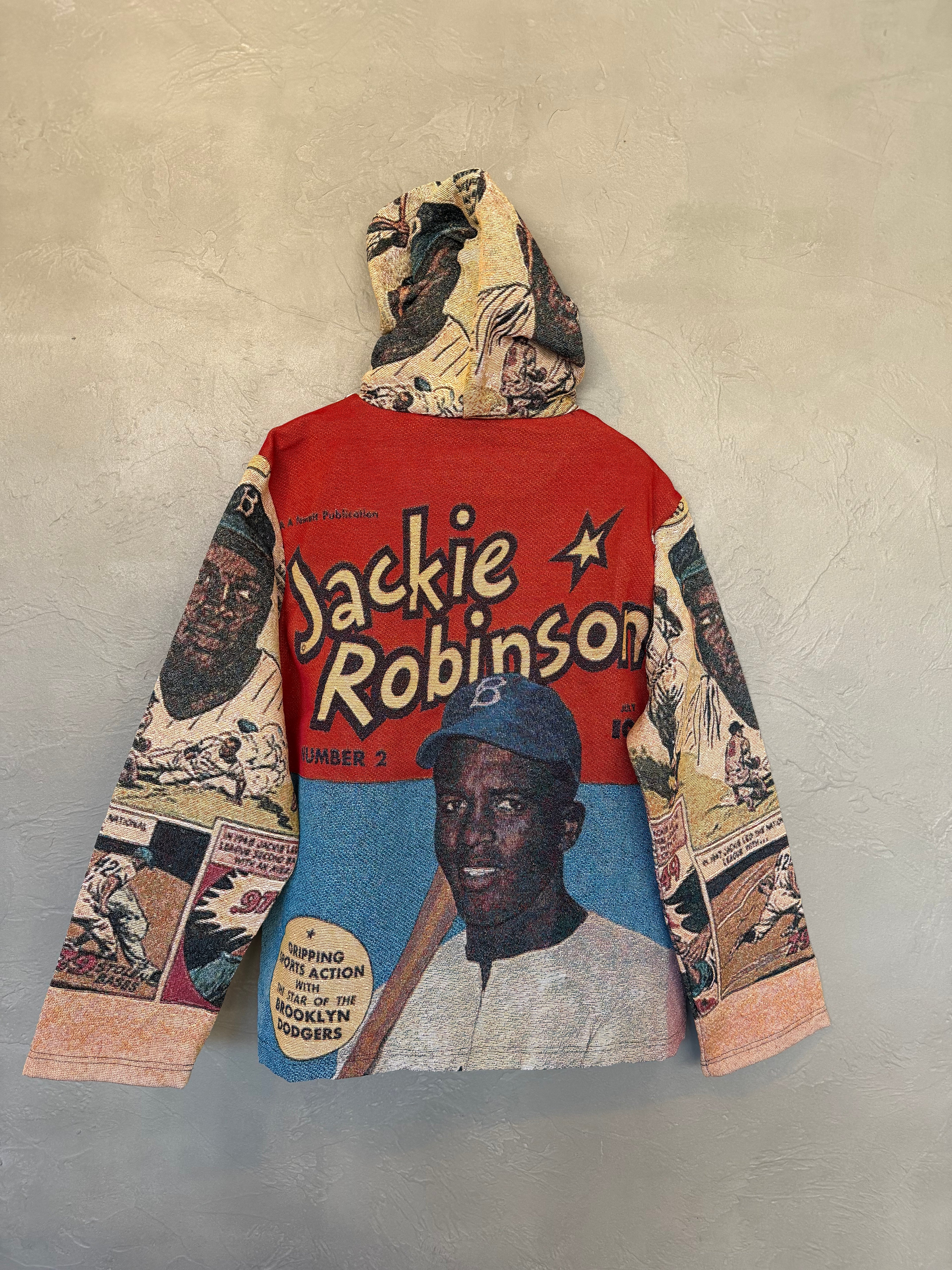 Jackie Robinson Tapestry Hoodie