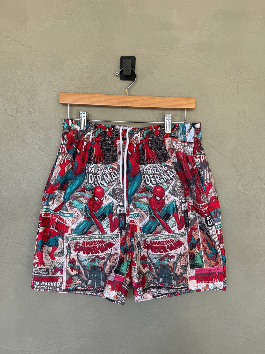 Spider-Man Mesh Comic Shorts